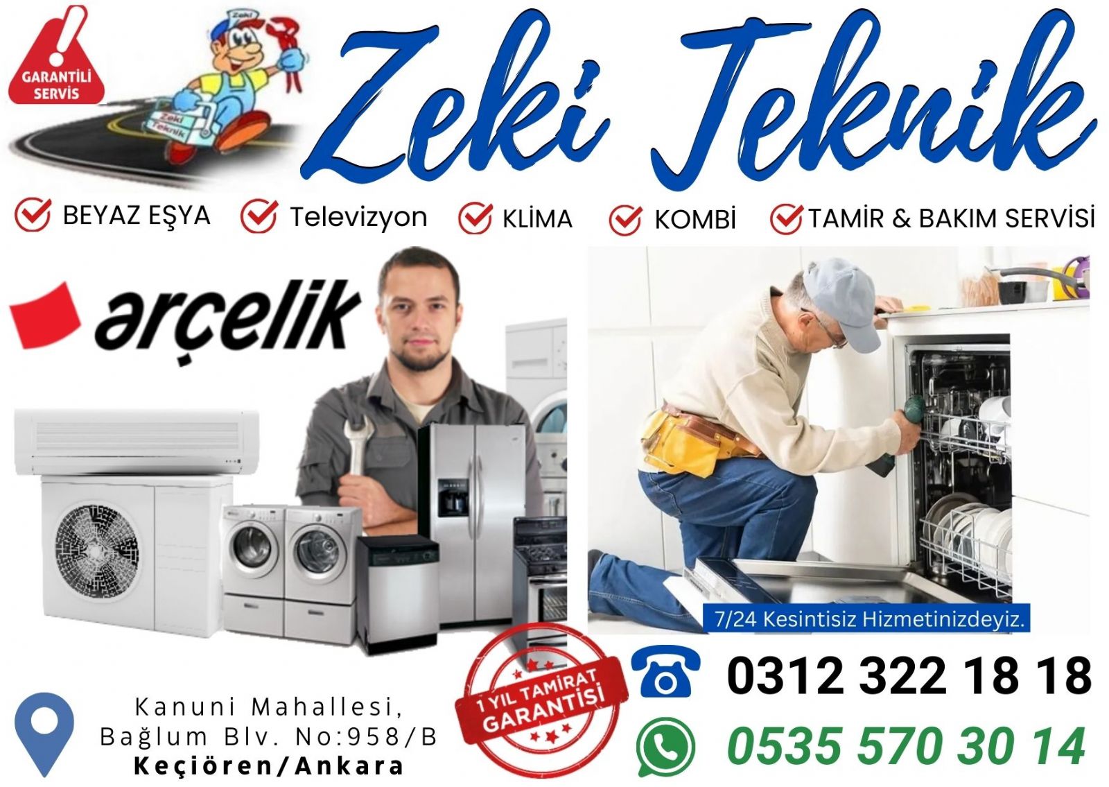 Bağlum Arçelik Servisi 